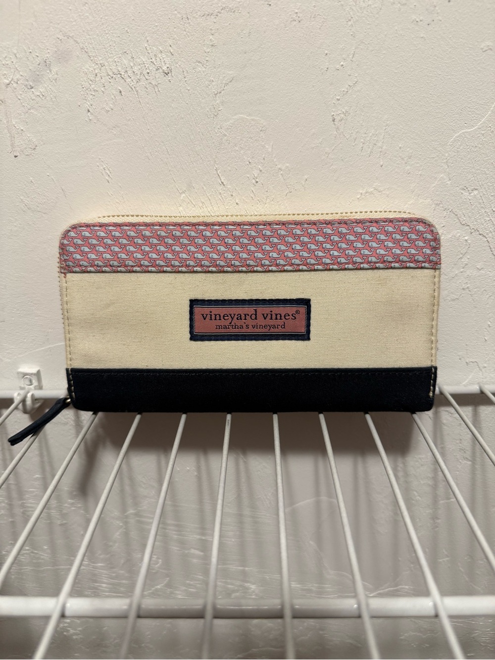 Vineyard Vines Classic heritage Canvas Zip Wallet